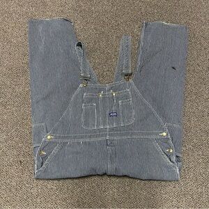 Vintage Pinstripe Work Overalls